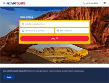 Tablet Screenshot of novatours.ee